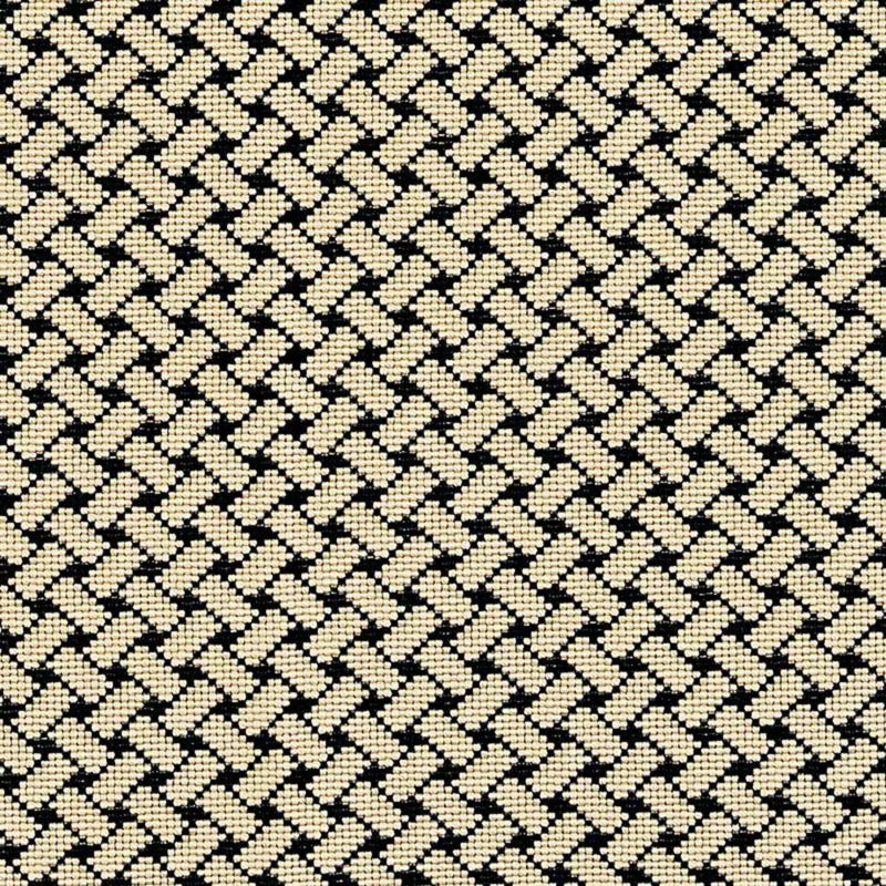 SCHUMACHER BRISTOL WEAVE EPINGLE NOIR FABRIC | Atlanta Fabrics
