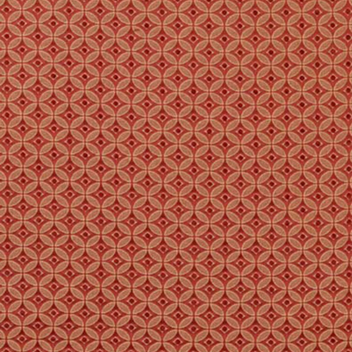 SCHUMACHER CARA WEAVE POPPY FABRIC | Atlanta Fabrics