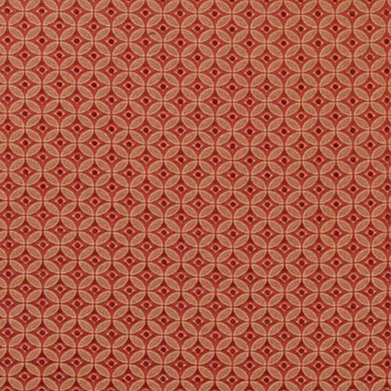 SCHUMACHER CARA WEAVE POPPY FABRIC | Atlanta Fabrics
