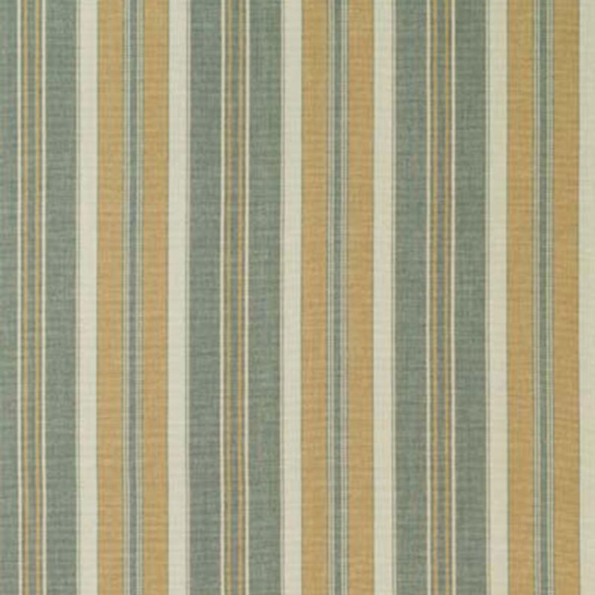 SCHUMACHER HUDSON STRIPE AQUA FABRIC | Atlanta Fabrics