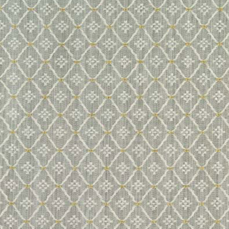 Schumacher CLIFTON COTTON STRIE AQUA Fabric | Atlanta Fabrics