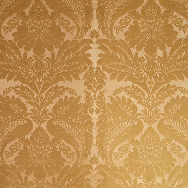 SCHUMACHER BENNET SILK DAMASK ROSE QUARTZ FABRIC | Atlanta Fabrics