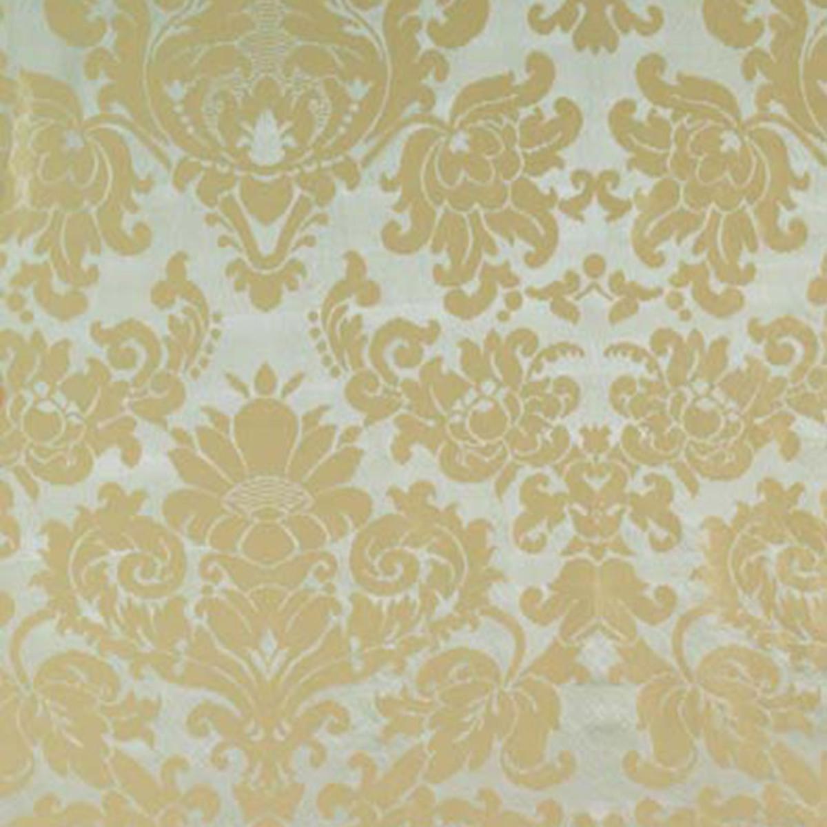 SCHUMACHER HATFIELD SILK DAMASK MINERAL FABRIC | Atlanta Fabrics
