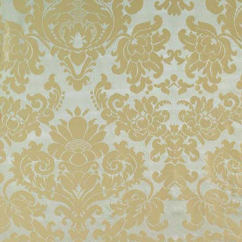 SCHUMACHER HATFIELD SILK DAMASK MINERAL FABRIC | Atlanta Fabrics