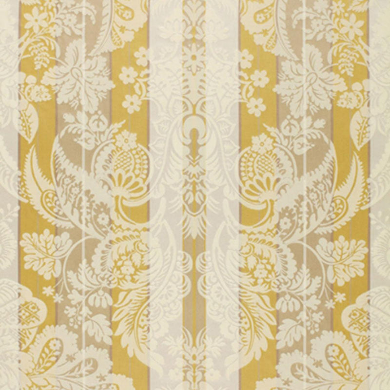 SCHUMACHER SAVANNAH IMBERLINE DAMASK CHARDONNAY FABRIC | Atlanta Fabrics