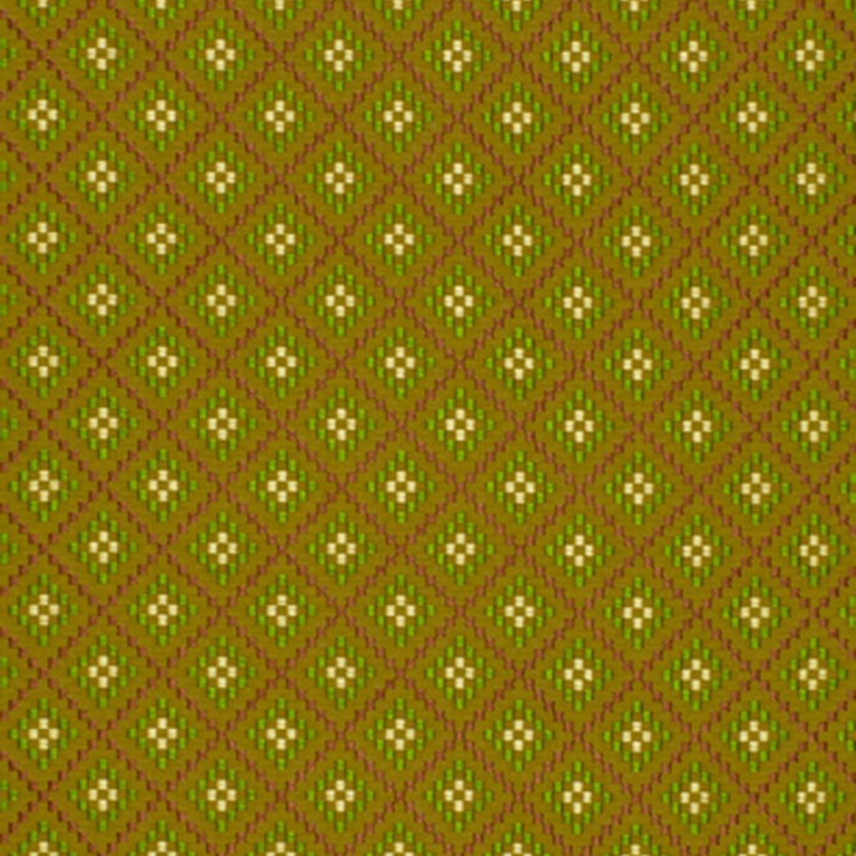 SCHUMACHER CHECKERS CHARTREUSE / LEAF FABRIC | Atlanta Fabrics