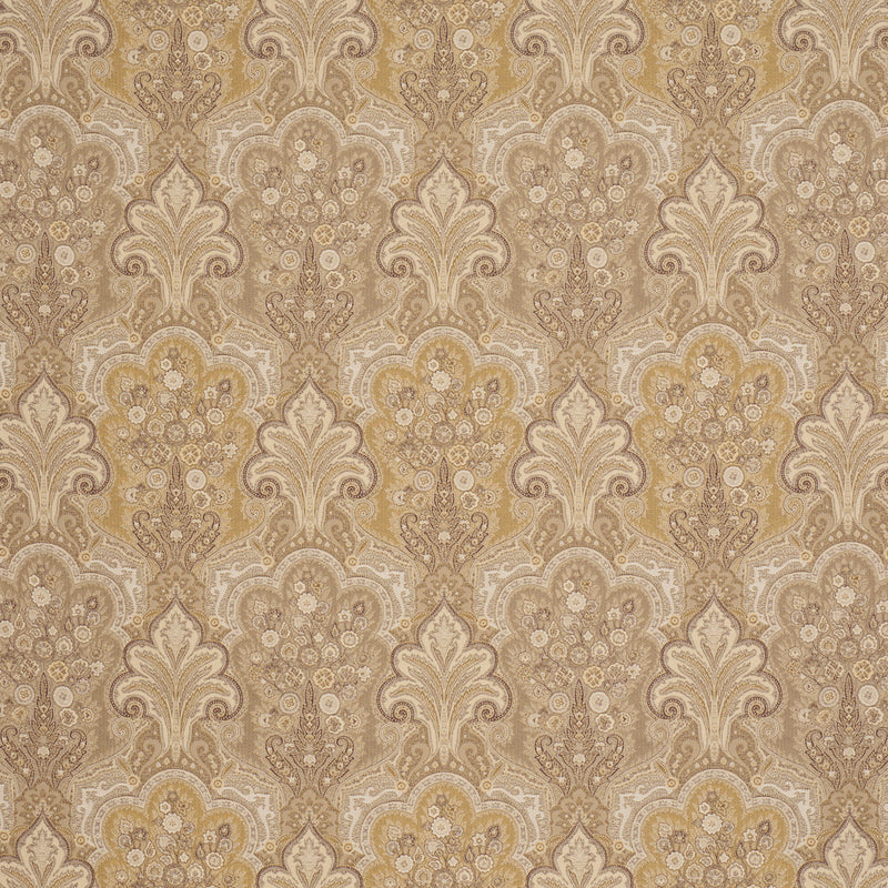 Schumacher NEW CASTLE PAISLEY TRAVERTINE  | Atlanta Fabrics