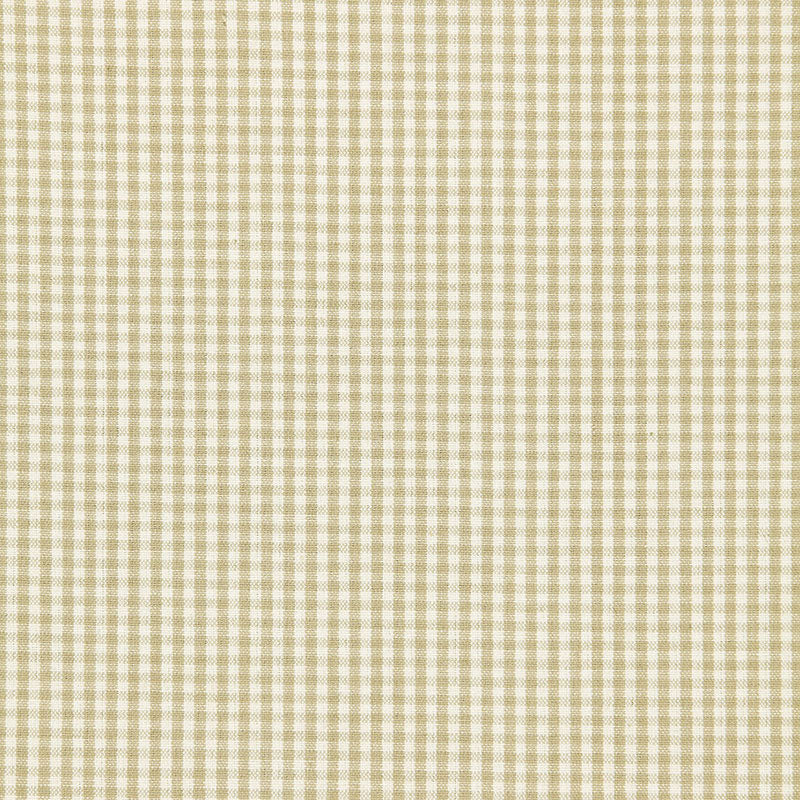 Schumacher BARNET COTTON CHECK FLAX Fabric | Atlanta Fabrics