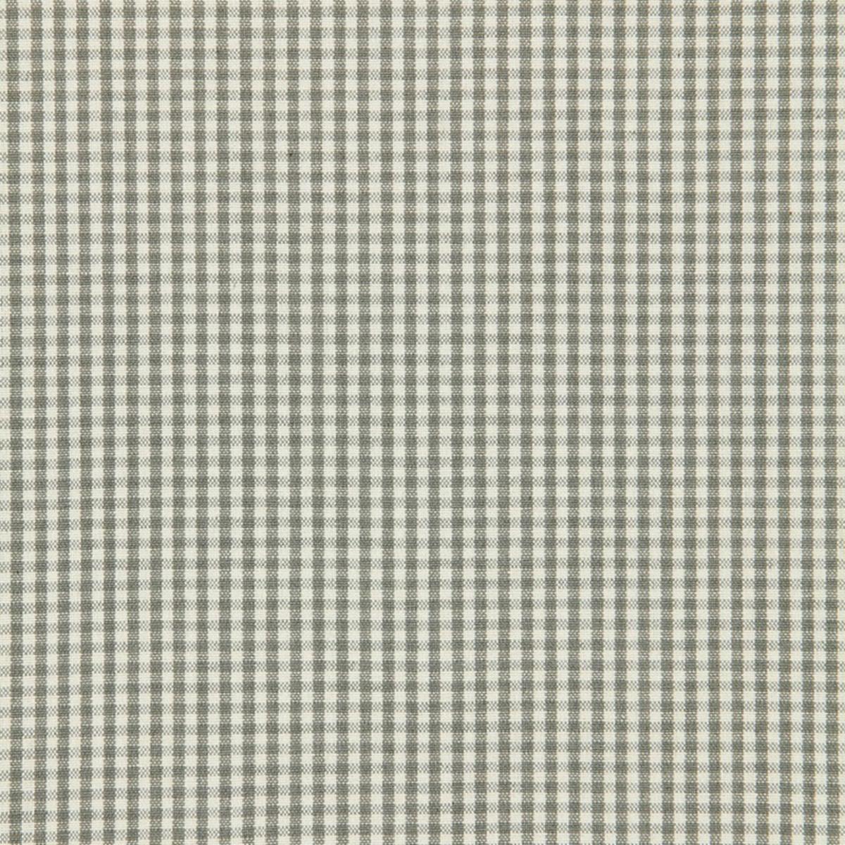 SCHUMACHER BARNET COTTON CHECK NICKEL FABRIC | Atlanta Fabrics