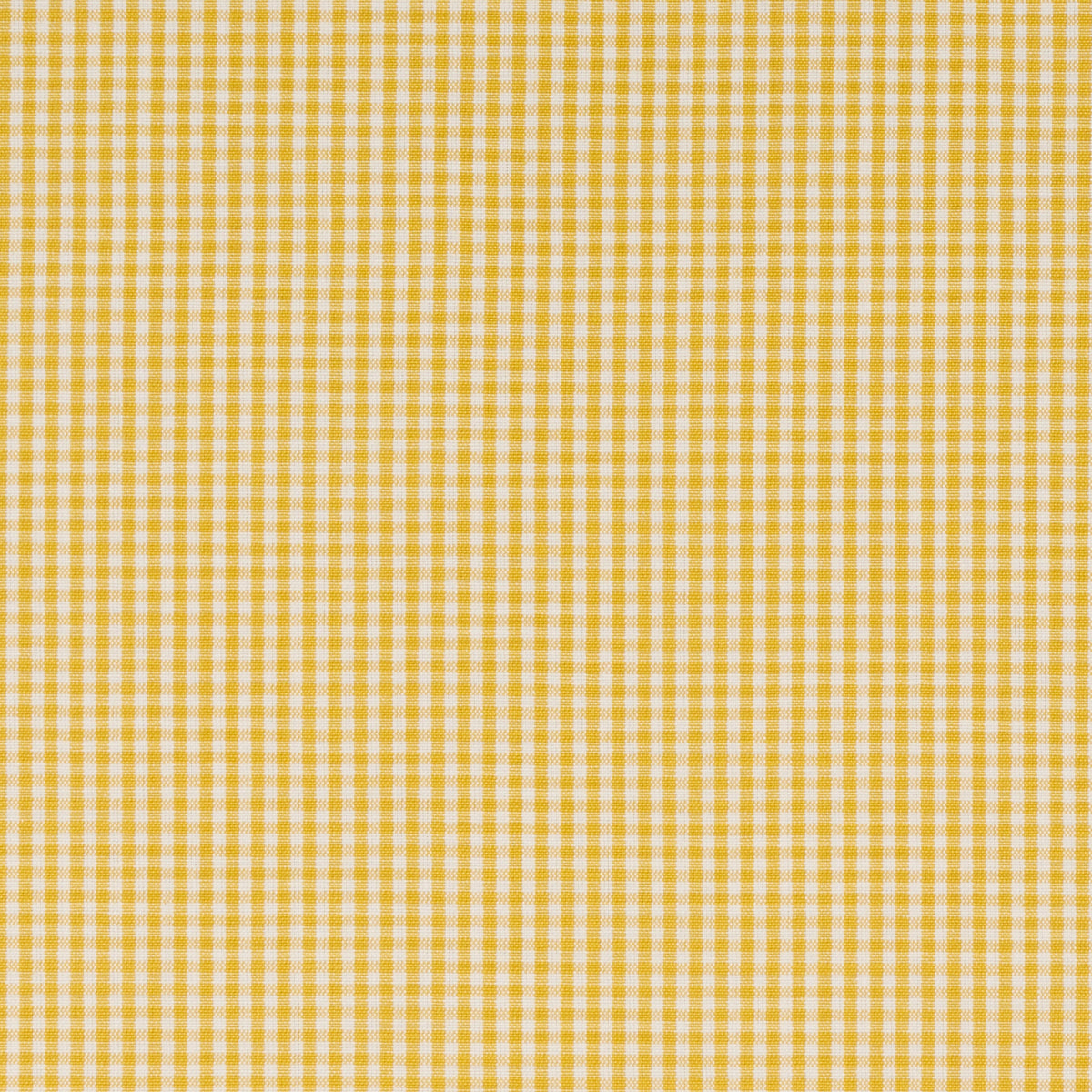 Schumacher BARNET COTTON CHECK YELLOW Fabric | Atlanta Fabrics