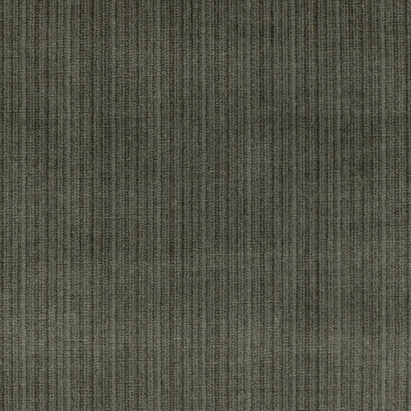 Schumacher ANTIQUE STRIE VELVET SMOKE Fabric | Atlanta Fabrics