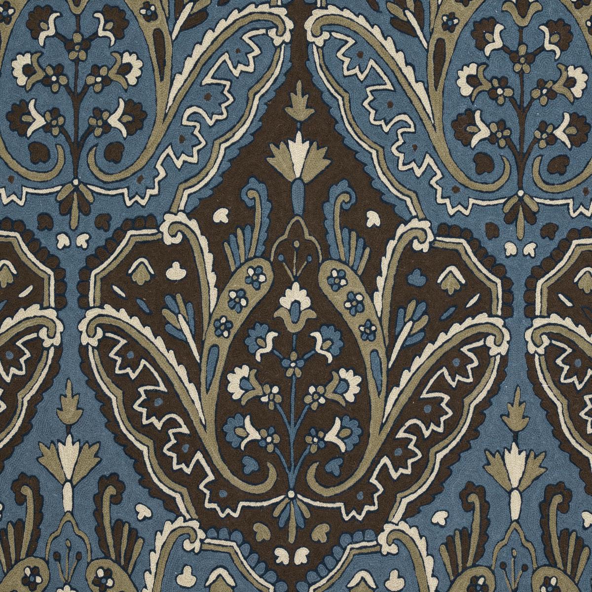 Maharajah Crewel EmbroideryåÊ INDIGO