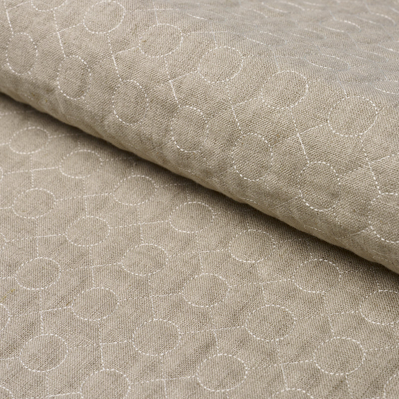 Schumacher ARLES EMBROIDERY GREIGE Fabric | Atlanta Fabrics