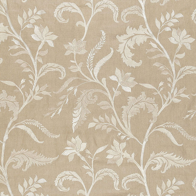 Monceau Linen Embroidery GREIGE