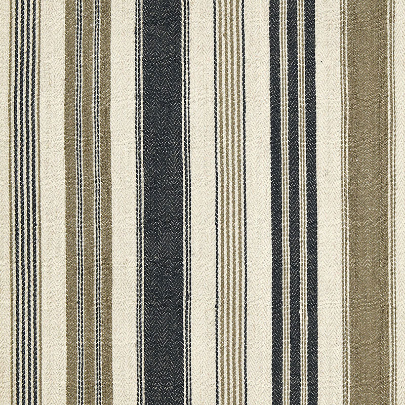 MONTAUBAN STRIPE NOIR /TOBACCO