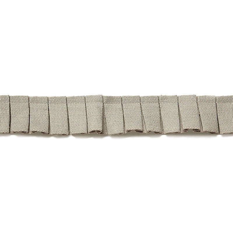 Schumacher COLETTE PLEATED RUCHE GREIGE Trim | Atlanta Fabrics