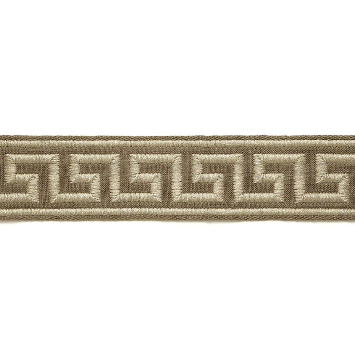 SCHUMACHER Dominique Linen Tape GREIGE TRIM | Atlanta Fabrics