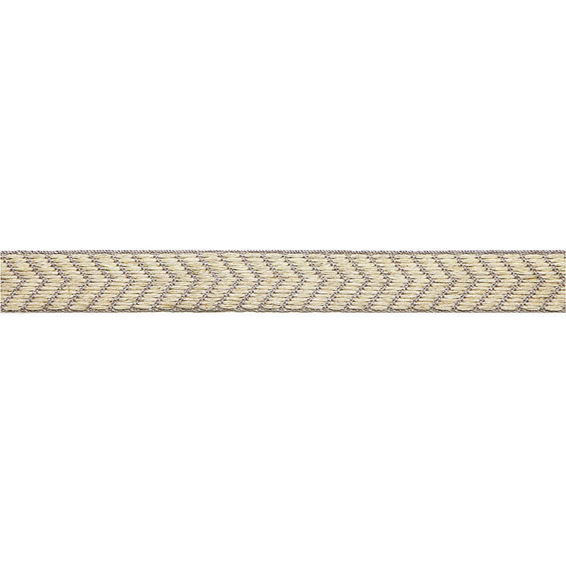 Schumacher FRANCOISE LINEN BRAID GREIGE Trim | Atlanta Fabrics
