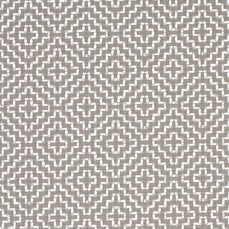 SCHUMACHER SOHO WEAVE GREY FABRIC | Atlanta Fabrics