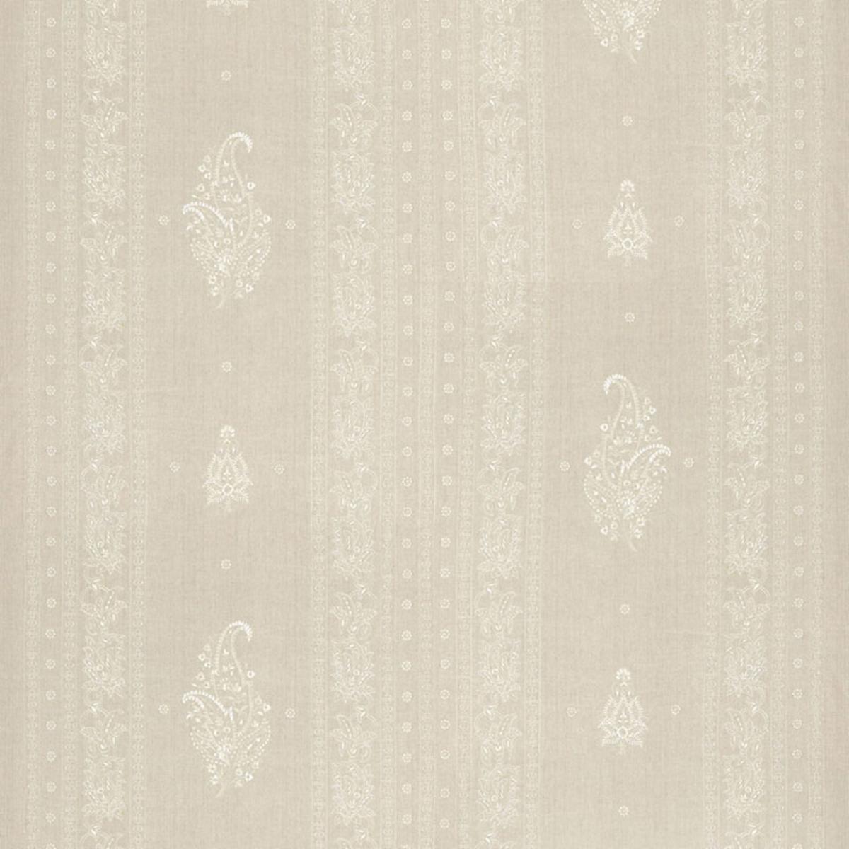 SCHUMACHER JAIPUR LINEN EMBROIDERY FLAX FABRIC | Atlanta Fabrics