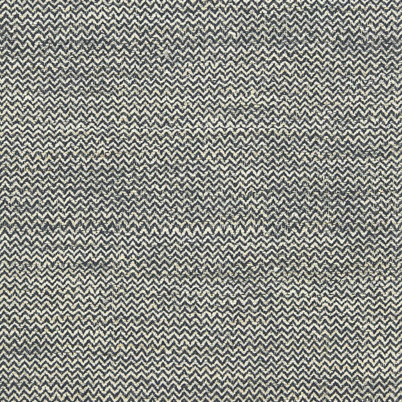 SCHUMACHER ALHAMBRA WEAVE CHARCOAL / IVORY FABRIC | Atlanta Fabrics