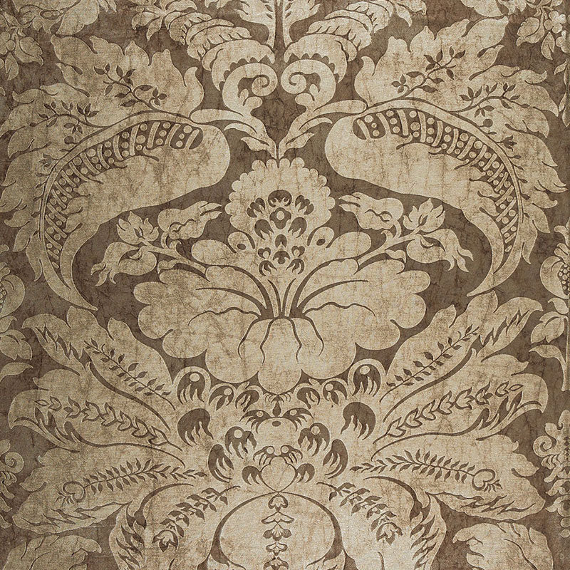 Schumacher CORDWAIN DAMASK MICA Fabric | Atlanta Fabrics
