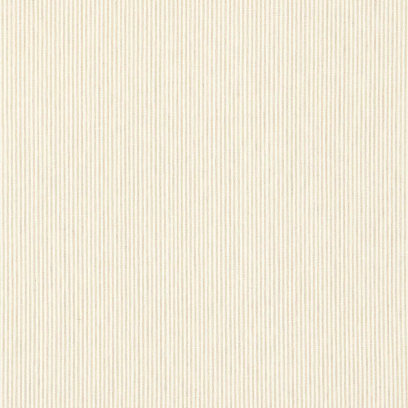 Schumacher WESLEY LINEN TICKING STRIPE SAND Fabric | Atlanta Fabrics