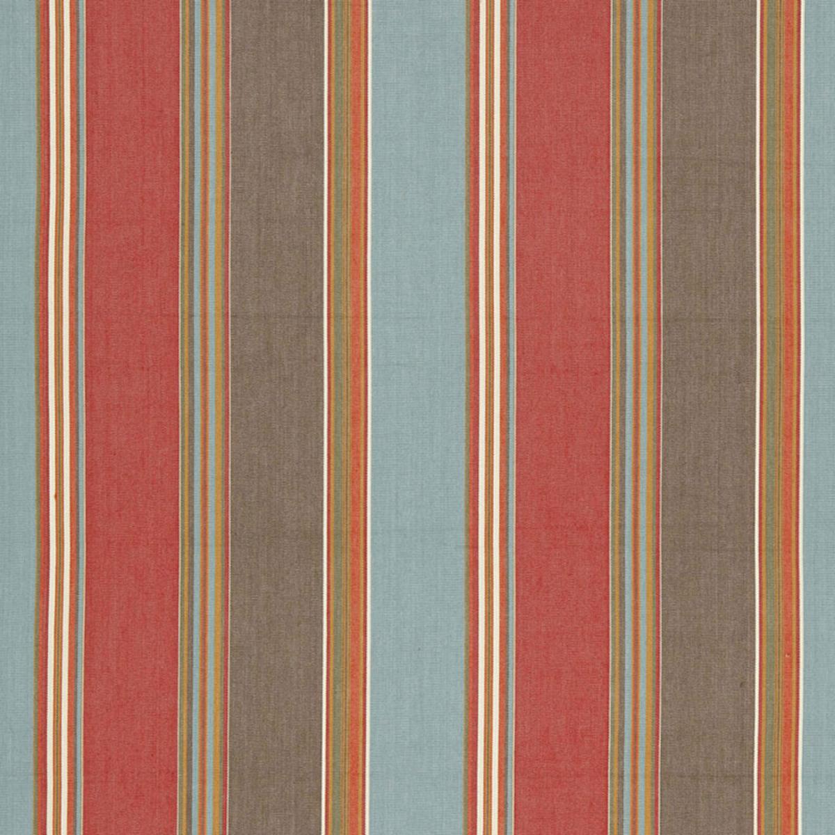 ADDISON COTTON STRIPE RED EARTH
