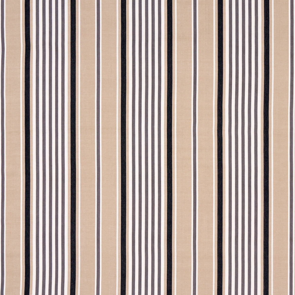 Schumacher MINZER COTTON STRIPE NEUTRAL Fabric | Atlanta Fabrics