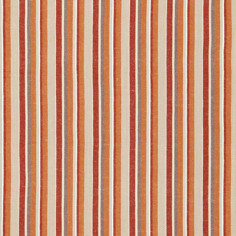 SCHUMACHER KIAWAH STRIPE VALENCIA FABRIC | Atlanta Fabrics