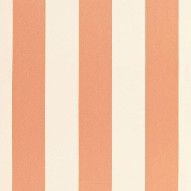 SCHUMACHER BEAUFORT AWNING STRIPE PECHE FABRIC | Atlanta Fabrics