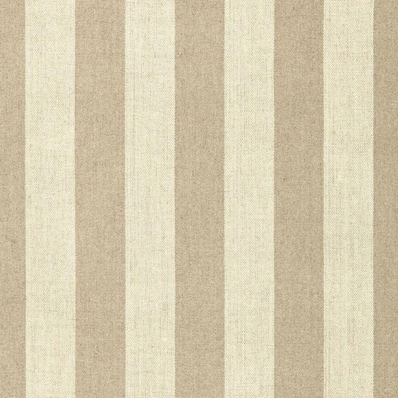 SCHUMACHER AUGUSTIN LINEN STRIPE LINEN / SISAL FABRIC | Atlanta Fabrics