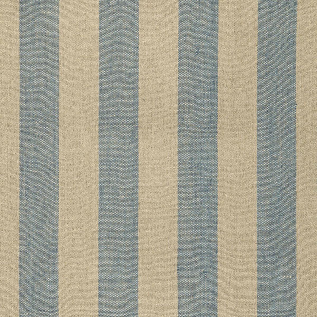 SCHUMACHER AUGUSTIN LINEN STRIPE DENIM / LINEN FABRIC | Atlanta Fabrics