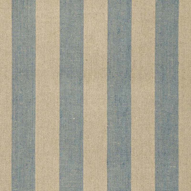 SCHUMACHER AUGUSTIN LINEN STRIPE DENIM / LINEN FABRIC | Atlanta Fabrics
