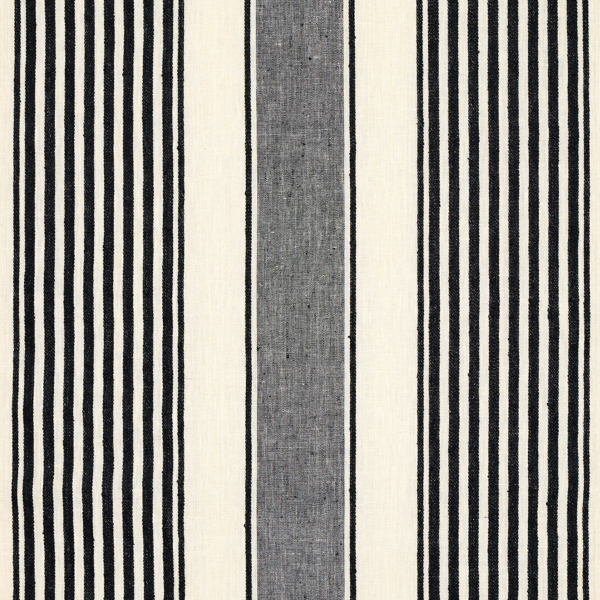 SUMMERVILLE LINEN STRIPE BLACK
