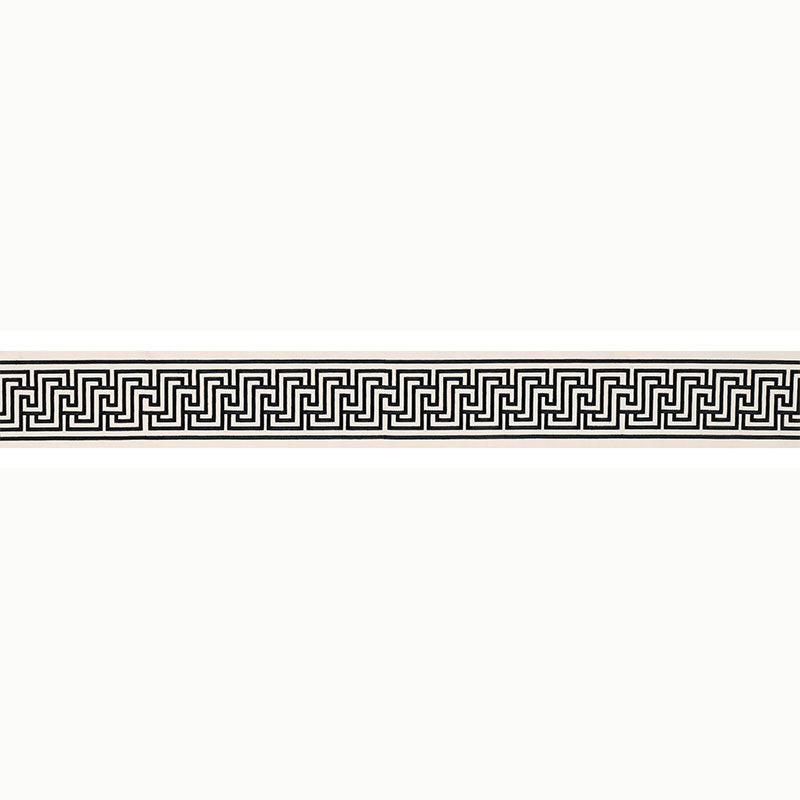 Schumacher LABYRINTH TAPE NOIR Trim | Atlanta Fabrics