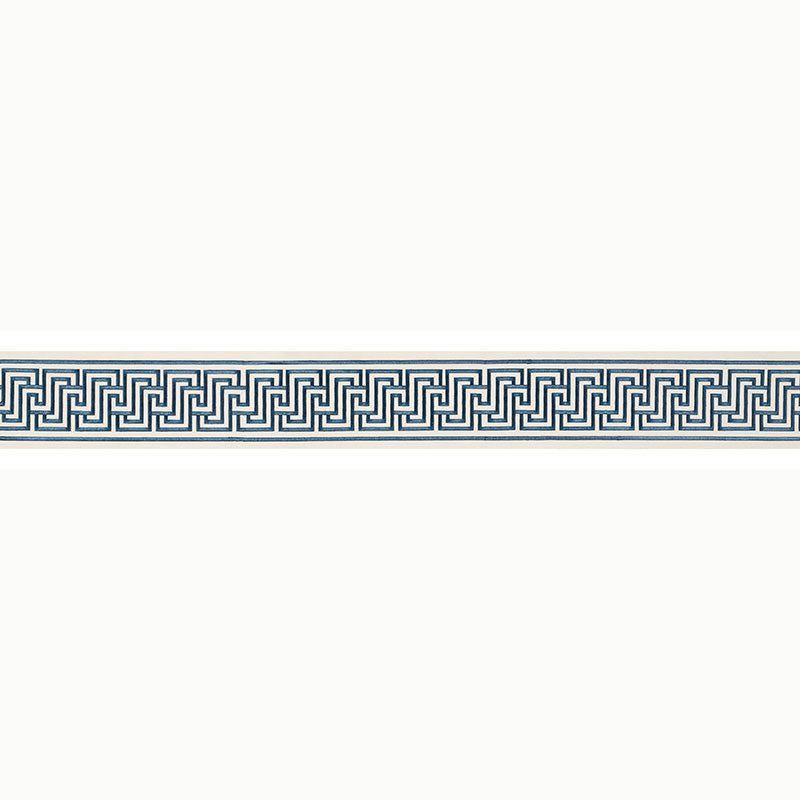 Schumacher LABYRINTH TAPE BLEU Trim | Atlanta Fabrics