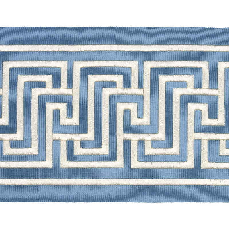 SCHUMACHER LABYRINTH TAPE SKY TRIM | Atlanta Fabrics