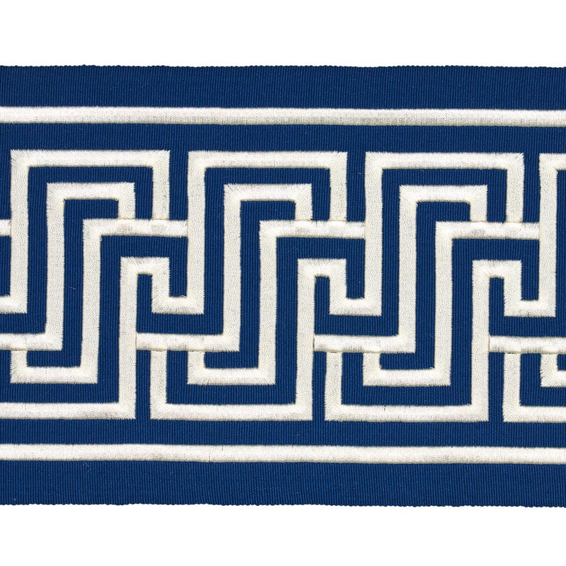 SCHUMACHER LABYRINTH TAPE NAVY TRIM | Atlanta Fabrics