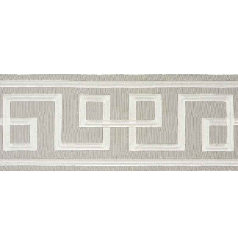 Schumacher OCTAVIUS TAPE GREY Trim | Atlanta Fabrics