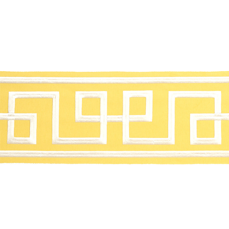 Schumacher OCTAVIUS TAPE YELLOW Trim | Atlanta Fabrics