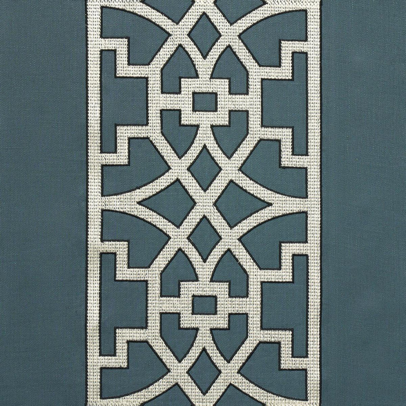 SCHUMACHER DON'T FRET BLEU MARINE FABRIC | Atlanta Fabrics