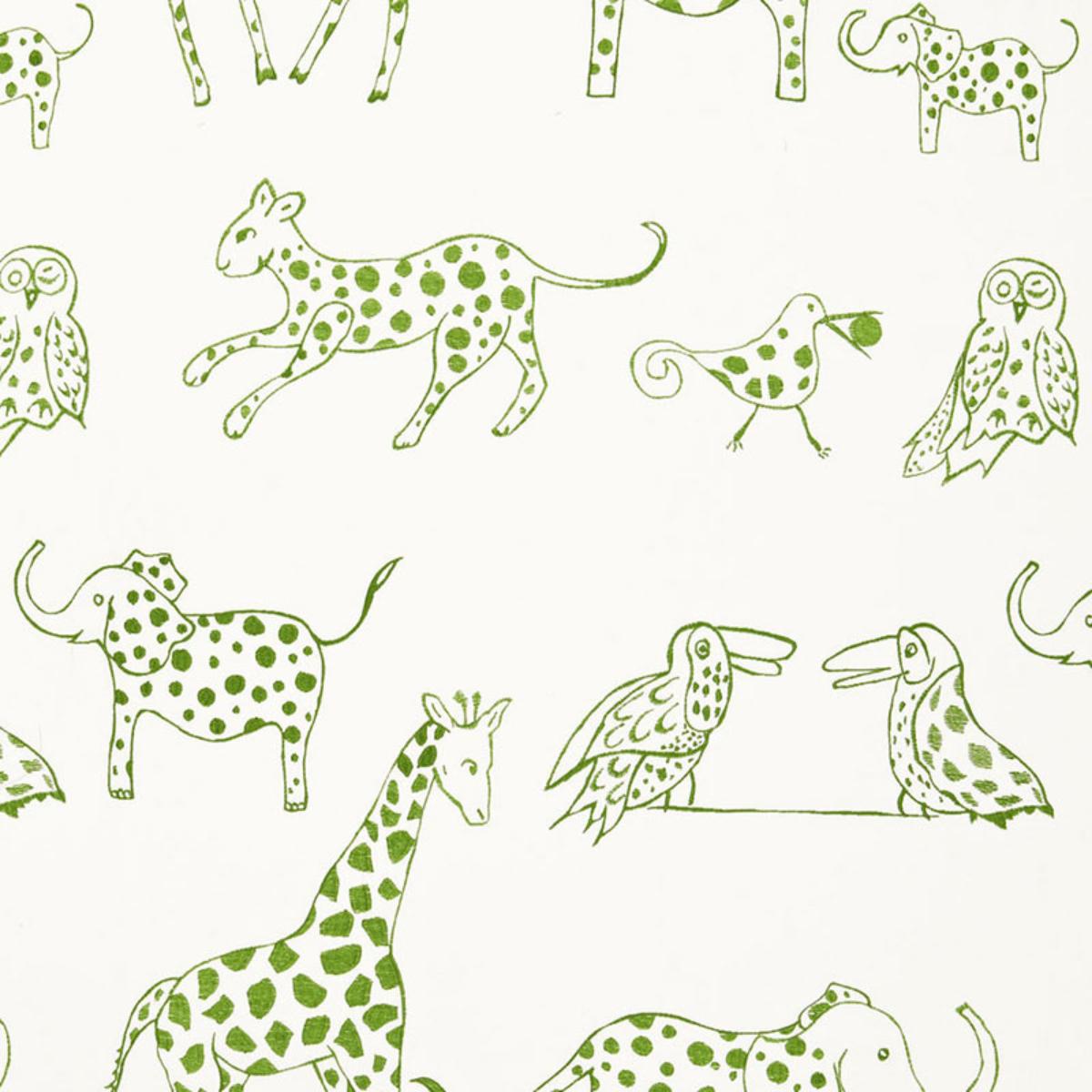 Schumacher Jungle JubileeåÊ LEAF Fabric | Atlanta Fabrics