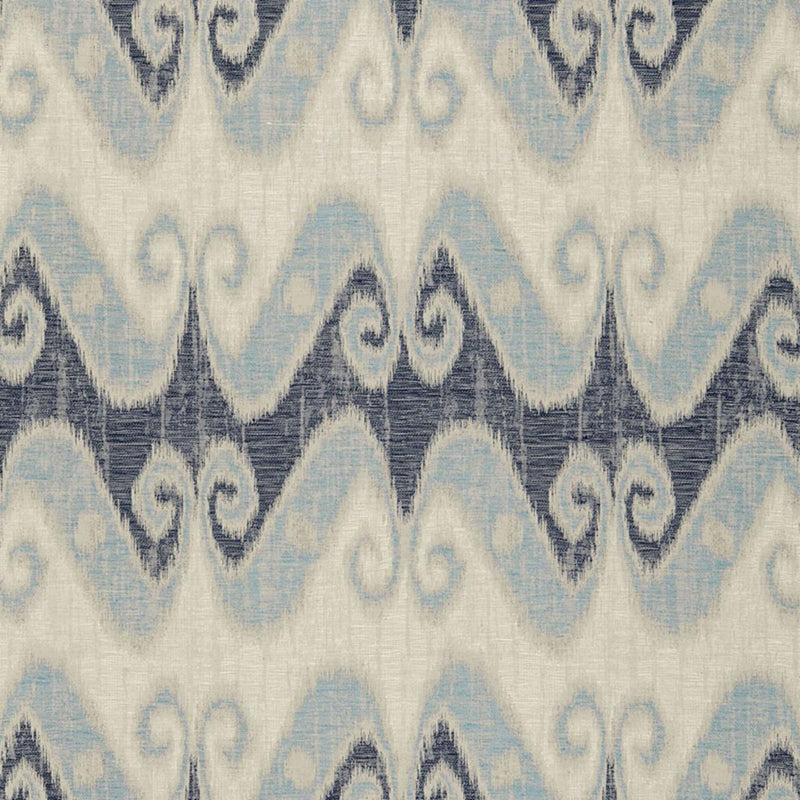 SCHUMACHER TALI WEAVE INDIGO FABRIC | Atlanta Fabrics
