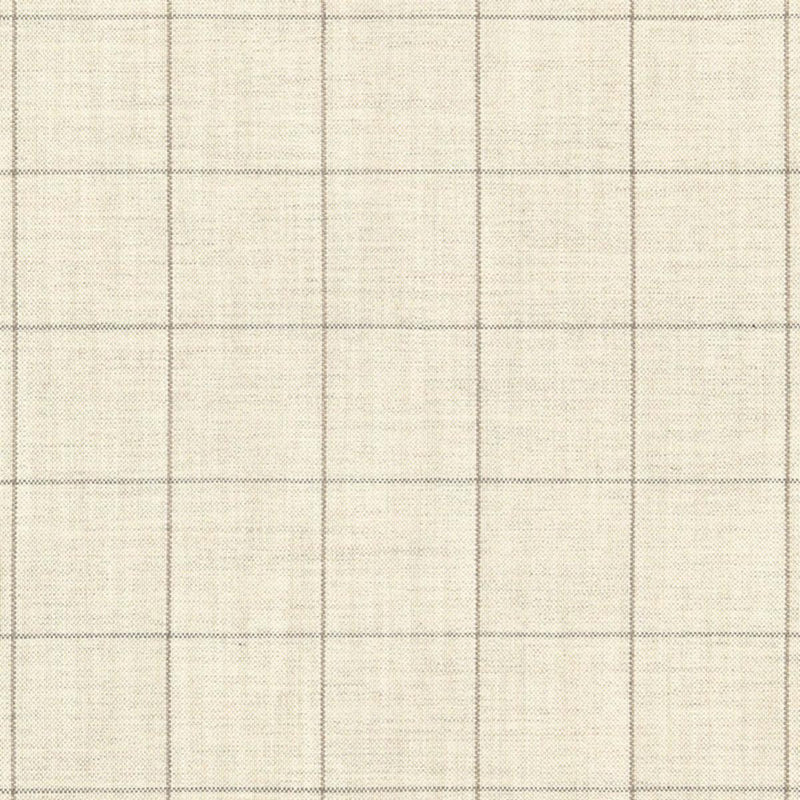 SCHUMACHER MELLIER PLAID LINEN FABRIC | Atlanta Fabrics