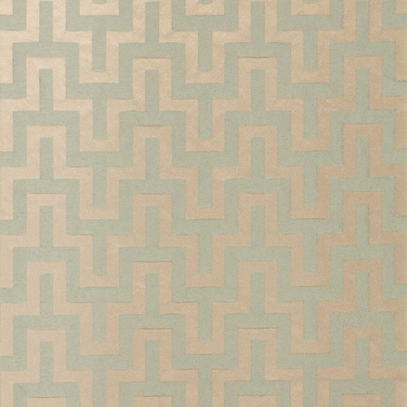SCHUMACHER MAUBRAY WEAVE AQUA FABRIC | Atlanta Fabrics
