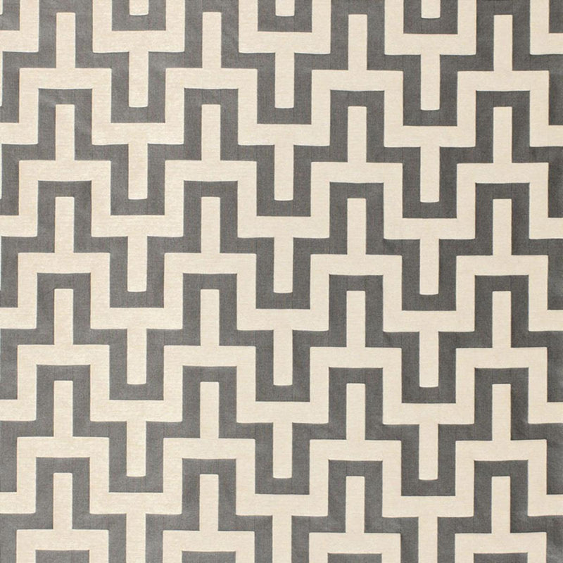 SCHUMACHER MAUBRAY WEAVE GRAPHITE FABRIC | Atlanta Fabrics