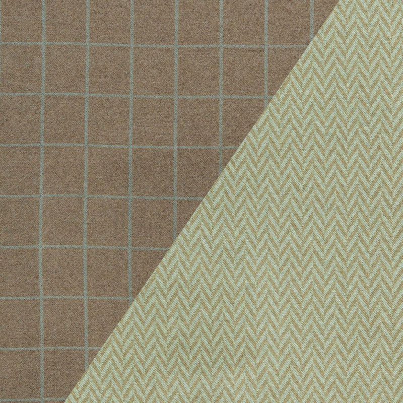 SCHUMACHER COLORADO AQUA / CELADON FABRIC | Atlanta Fabrics