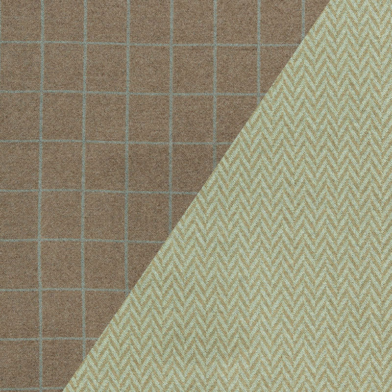 Schumacher COLORADO AQUA /CELADON Fabric | Atlanta Fabrics