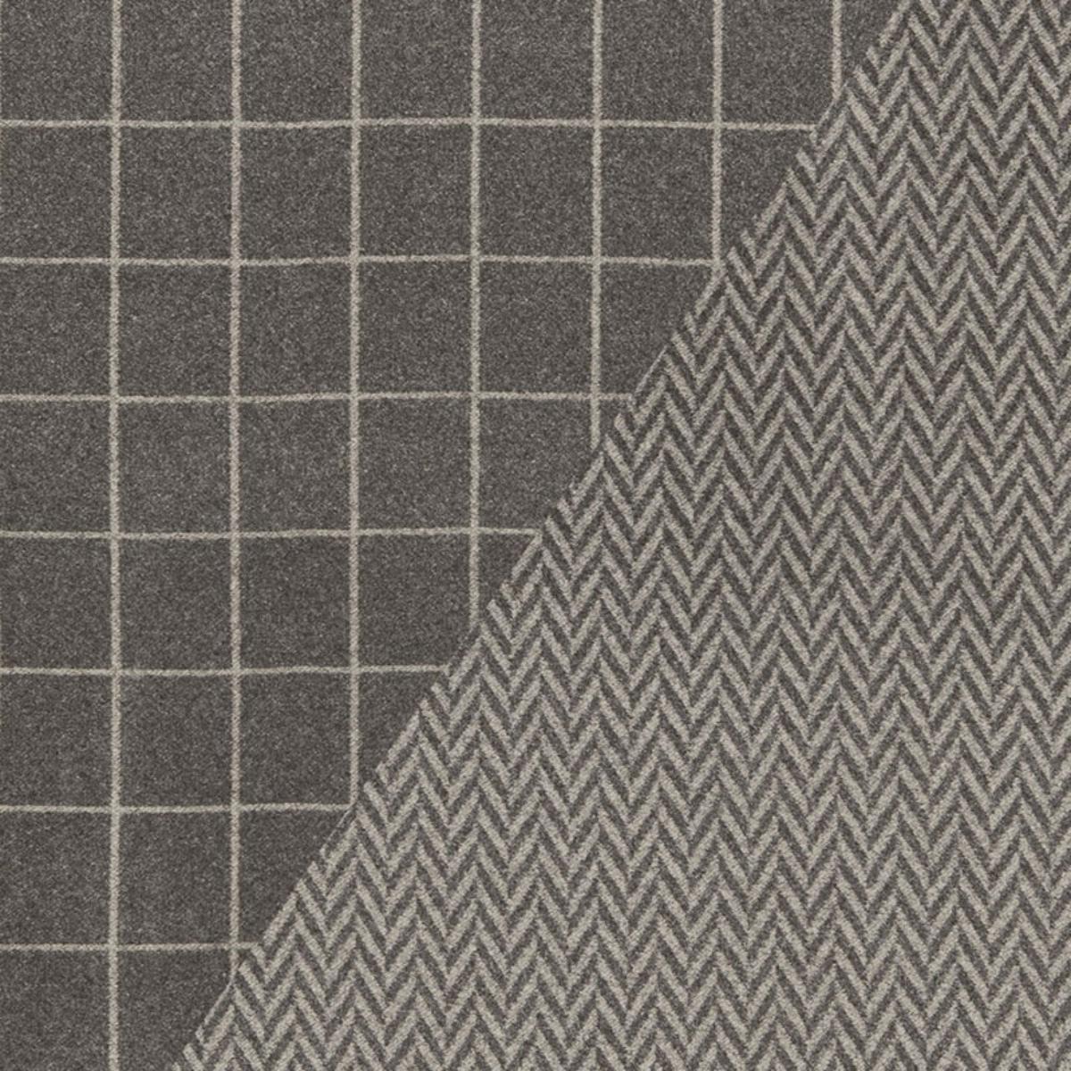 SCHUMACHER COLORADO CHARCOAL / NICKEL FABRIC | Atlanta Fabrics